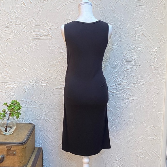 SOLD 💝 ROSIE POPE Little Black Maternity Dress Medium - Picture 4 of 6